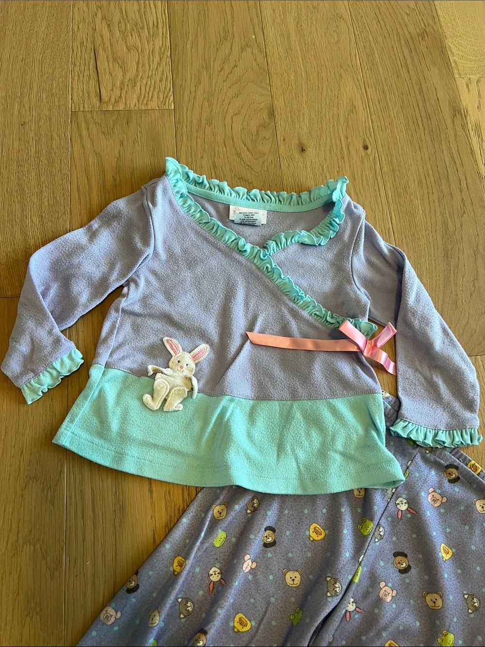 Sweet Bunny Dreams. Vintage set for girls.